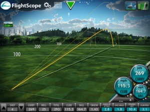 flightscope radar screenshot