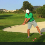 Golfplatz Spiel-Tipp: am Hang vor dem Grün